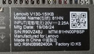 Componentes Lenovo V130-15IKB