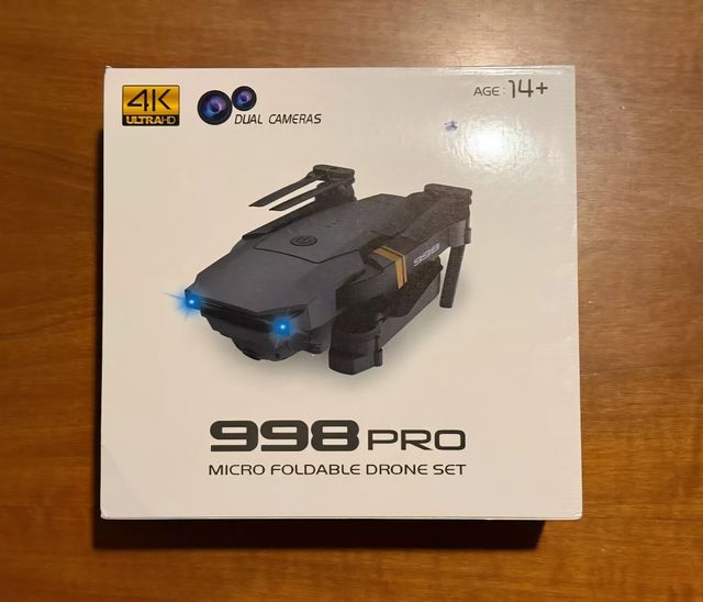 Drone Pieghevole Con Fotocamera 4K e WIFI Dual 