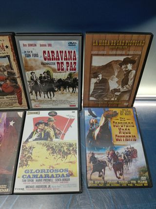 Lote 10 DvDs, CLÁSICOS, WESTERNS, DEL OESTE