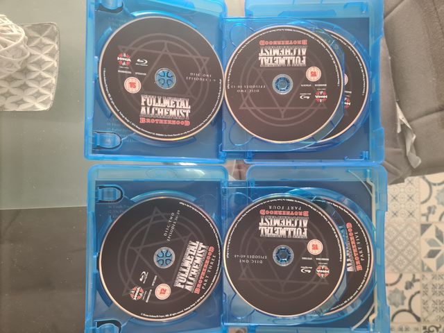Fullmetal Alchemist Brotherhood Blu-ray