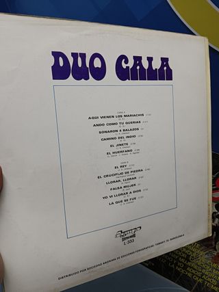 3 discos vinilos, LPs, DUO GALA