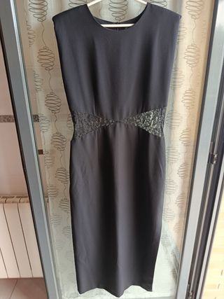 Vestido negro Zara - Talla L