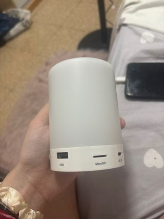 Altavoz de Bluetooth Portátil Blanco