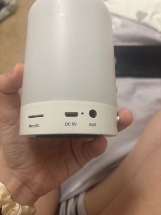Altavoz de Bluetooth Portátil Blanco