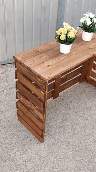 Cubierta aire acondicionado de madera