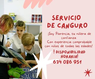SERVICIO DE CANGURO!