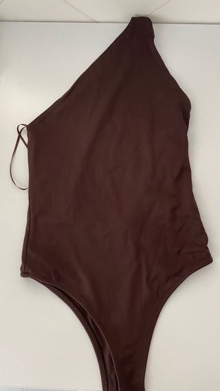Body marrón Zara - Talla Siete 