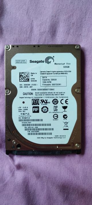 Discos Duros HDD 320GB