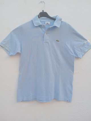 Polo Lacoste azul vintage