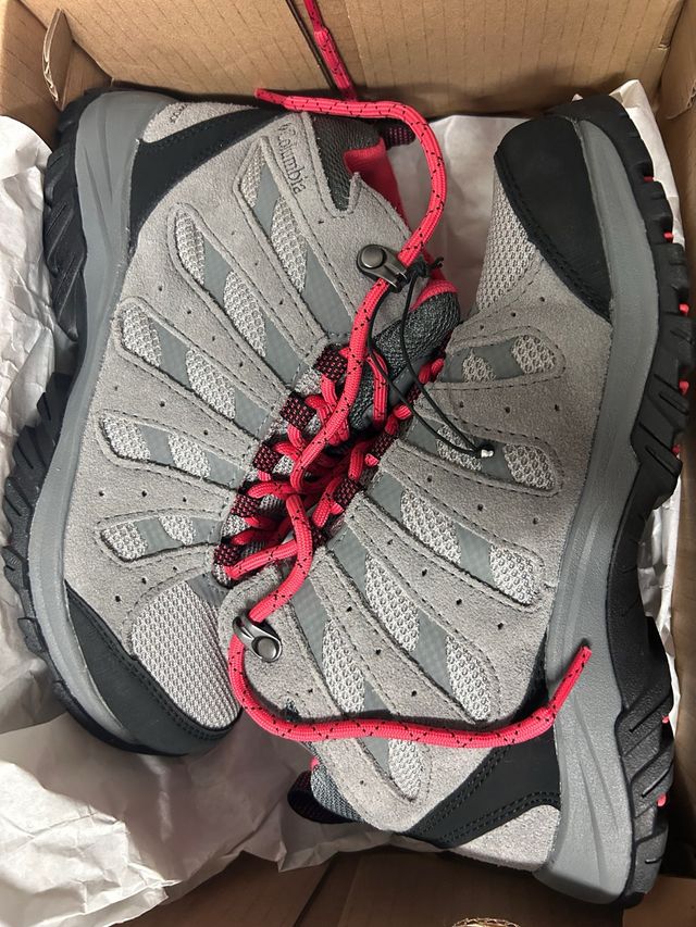 Botas Columbia grises y rosas - 36.5