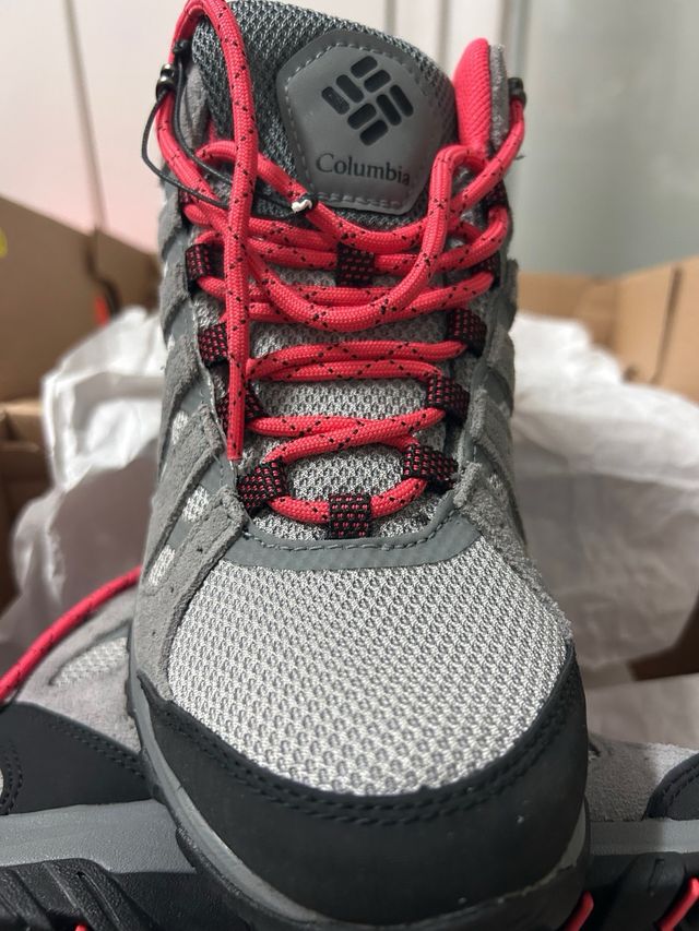 Botas Columbia grises y rosas - 36.5