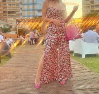 Mono Zara estampado floral