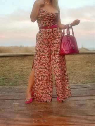 Mono Zara estampado floral