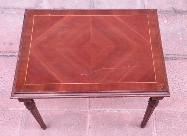 Mesas nido madera maciza - Marrón