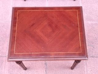 Mesas nido madera maciza - Marrón