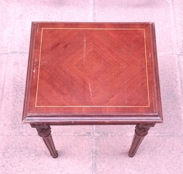 Mesas nido madera maciza - Marrón