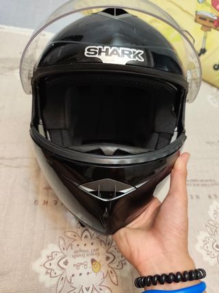 Casco moto Shark negro