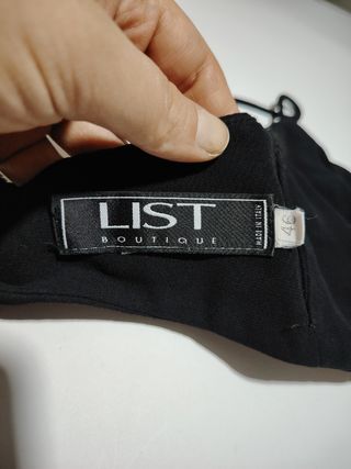 Reggiseno nero ricamato LIST BOUTIQUE