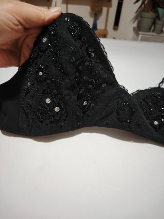 Reggiseno nero ricamato LIST BOUTIQUE