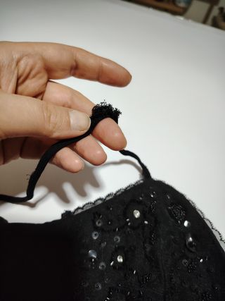 Reggiseno nero ricamato LIST BOUTIQUE