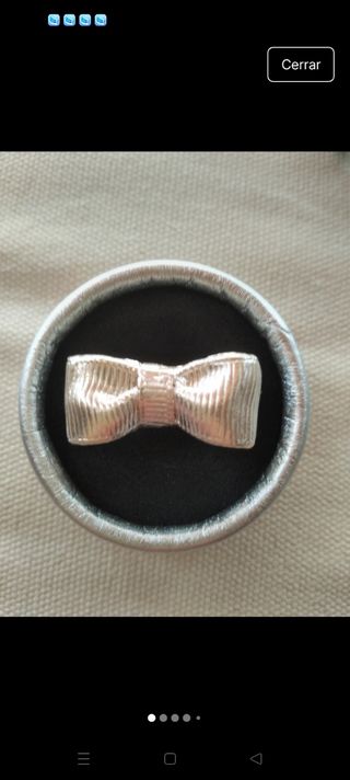 Anillo Tous plata - lazo