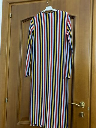 Vestito righe multicolor