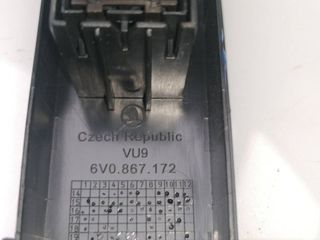 MANDO ELEVALUNAS TRASERO DERECHO SKODA FABIA (6Y2/6Y3)