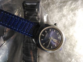 Reloj Citizen vintage azul