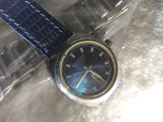 Reloj Citizen vintage azul