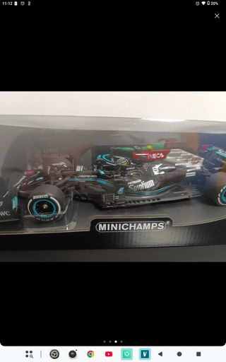 Miniatura F1 Mercedes Hamilton winner GP 🇧🇷 