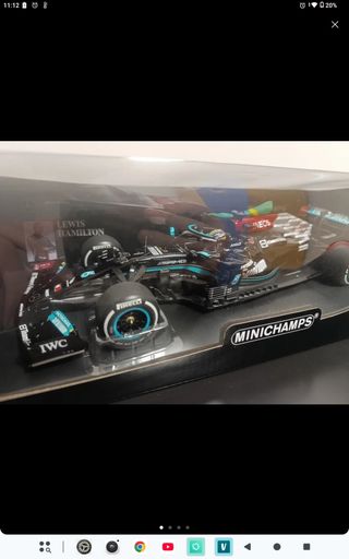 Miniatura F1 Mercedes Hamilton winner GP 🇧🇷 
