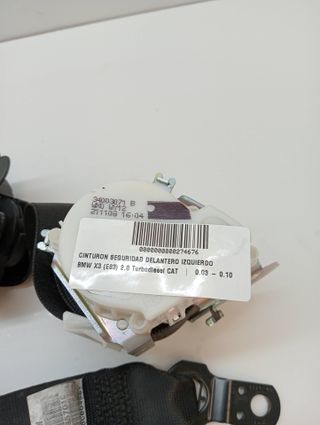 CINTURON SEGURIDAD DELANTERO IZQUIERDO BMW X3 (E83) 2.0 TURB (2)