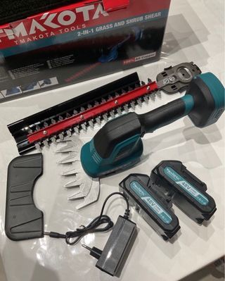 Kit 2 in 1 tagliasiepe / tagliaerba a batterie 48