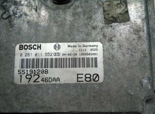 Centralita motor fiat 688066 55191208 stilo (192)