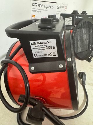 2 Calefactores cerámicos Orbegozo PHR 3050 - 3000W