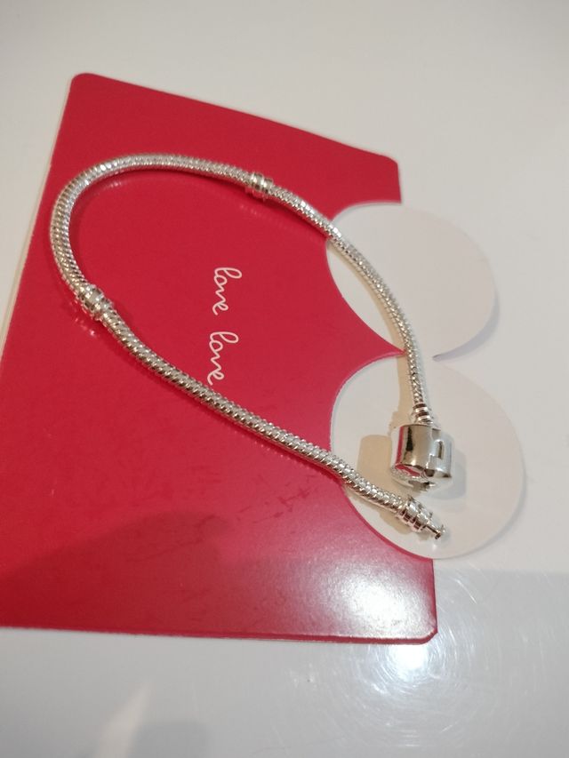 pulseira em prata de 1ª Lei 23cm ou 19cm