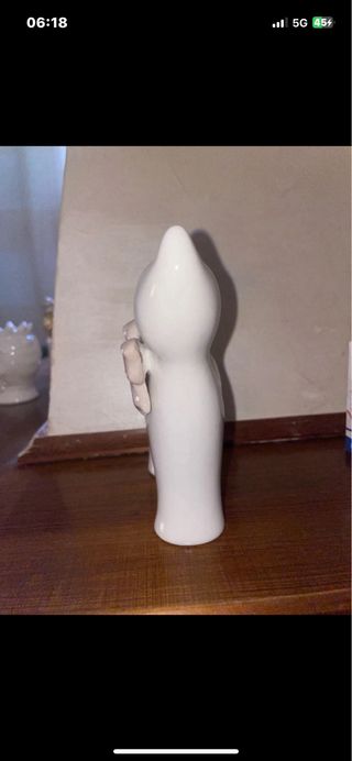 Statuetta Gatto Porcellana