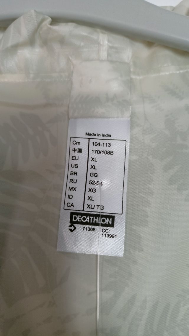 Impermeable beige - Talla XL