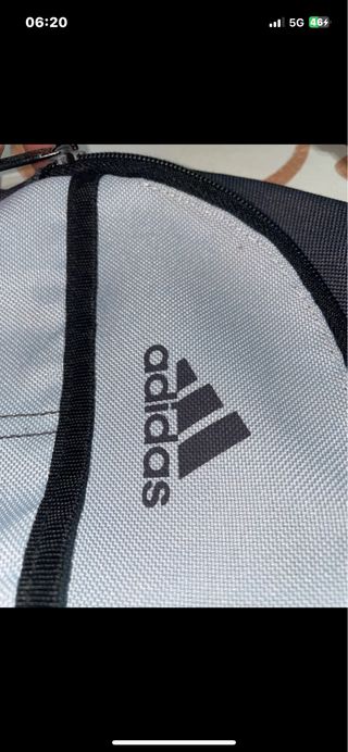maraupio Adidas nero e grigio