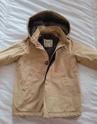 Gabardina  de niño 2-3 años beige