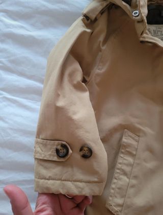 Gabardina  de niño 2-3 años beige