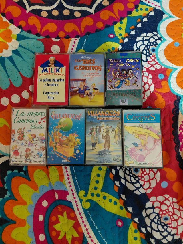6 Cintas Casete Infantiles