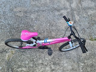 Bicicleta niña rosa 20" pulgadas Jl wenti Mtb-500