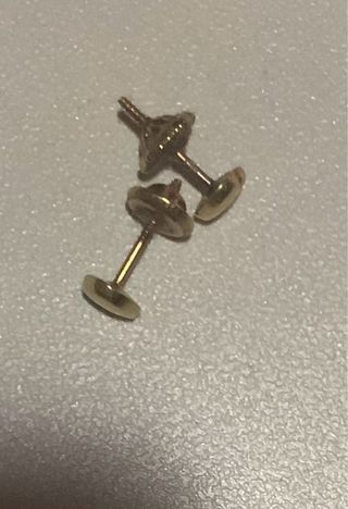 Pendientes corazón oro 18kilates