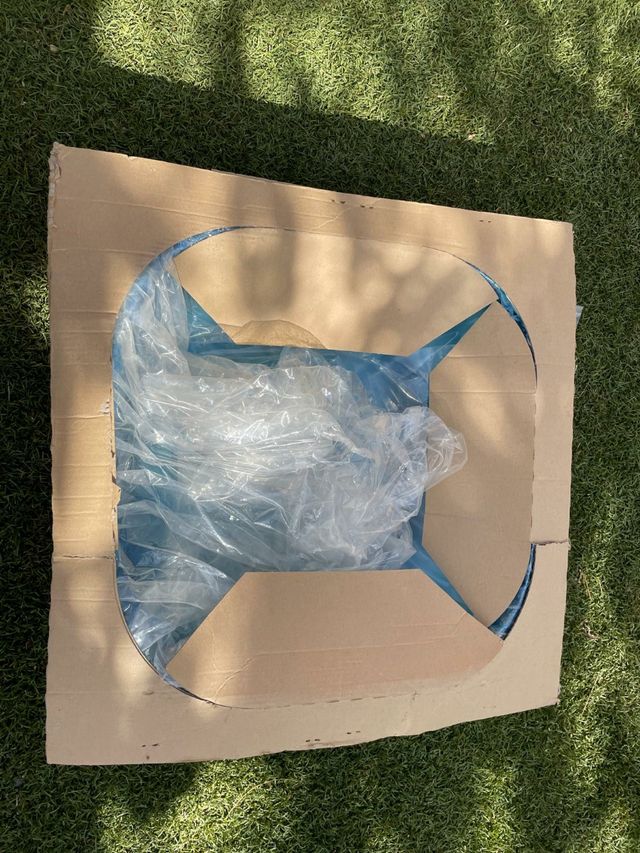 Fregadero metálico plateado NUEVO