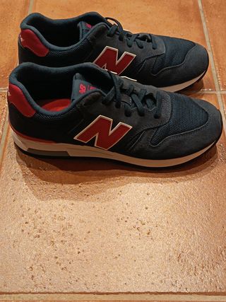 Zapatillas New Balance 574 - Azul y Rojo
