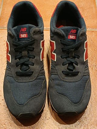 Zapatillas New Balance 574 - Azul y Rojo
