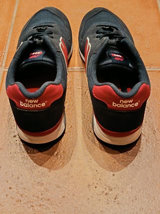 Zapatillas New Balance 574 - Azul y Rojo
