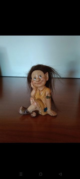 Gnomo in resina - statuina 