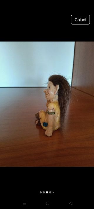 Gnomo in resina - statuina 